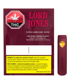 Lord Jones Live Resin Purple Lemon Haze Einweg-Vape,