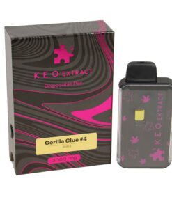 THC-Einweg-Vape-Pens | 3 ml | Keo Extracts | Indica