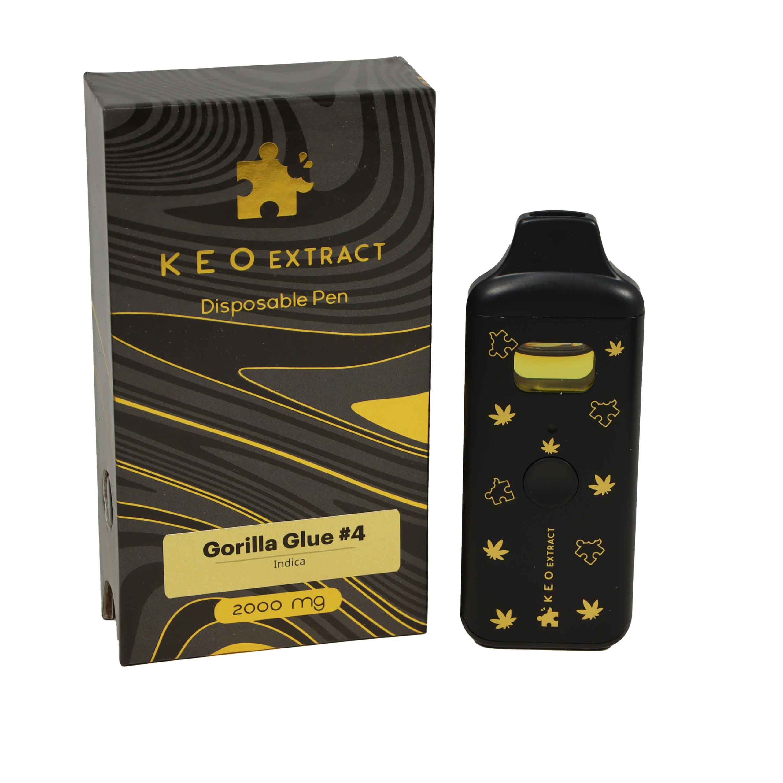 THC-Einweg-Vape-Pens | 2 ml | Keo Extracts | Indica